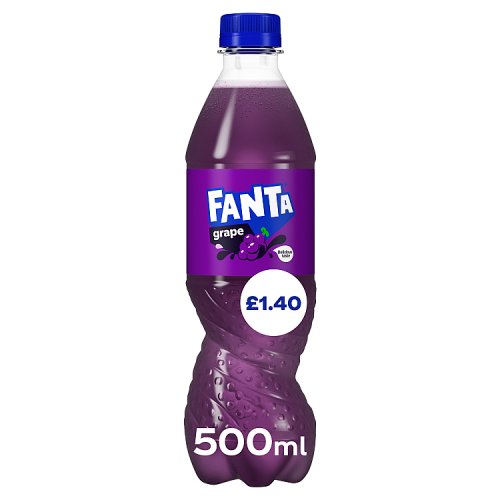 Fanta Grape PM £1.40 500ml pack shot