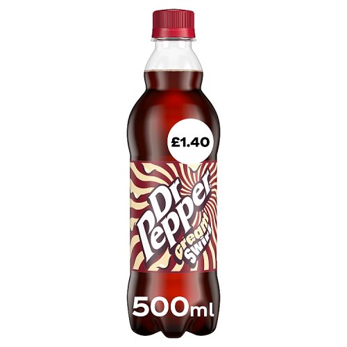 Dr Pepper Cream Swirl PM £1.40 500ml pack shot