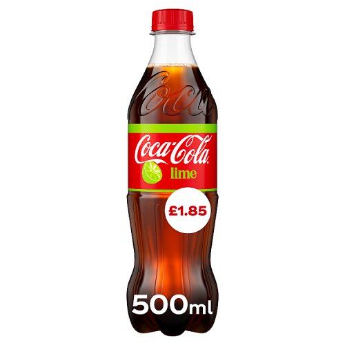 Coke Lime PM £1.85 500ml pack shot