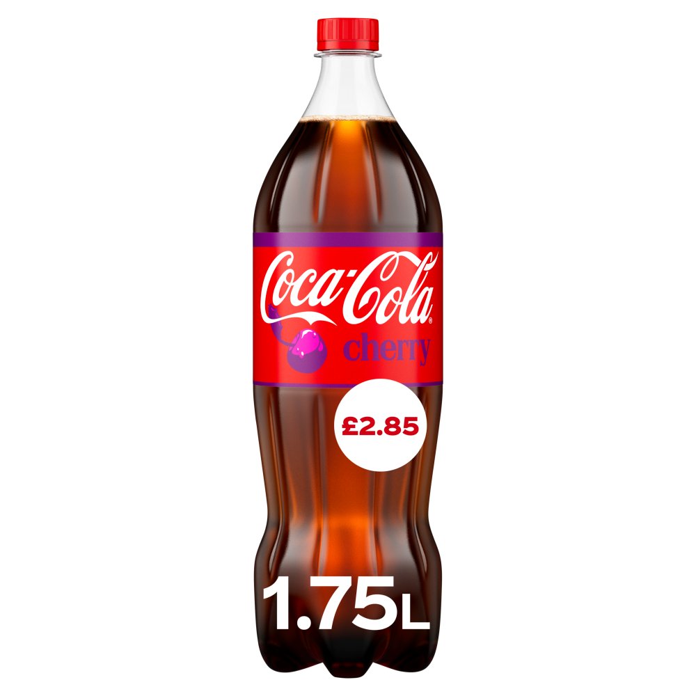 Coke Cherry 1.75Ltr PMP pack shot