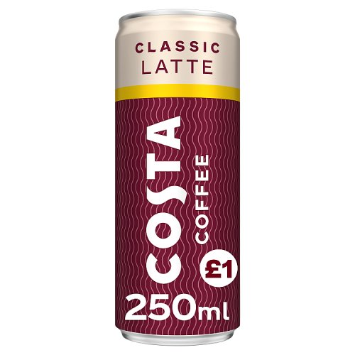 Costa Latte PM £1 250ml pack shot