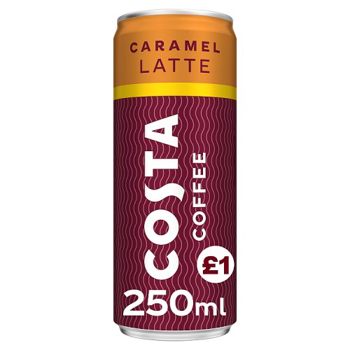Costa Latte Caramel PM £1 250ml pack shot