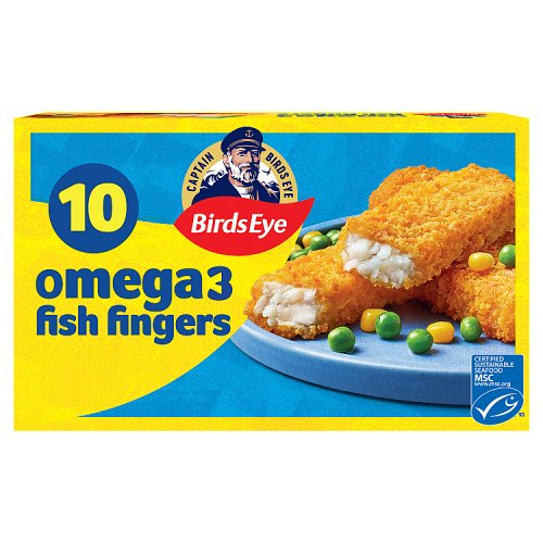 Birds Eye Omega Fish Fingers 280g pack shot