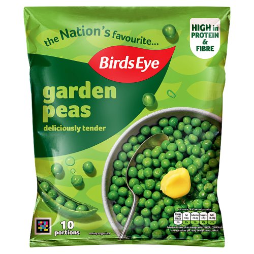 Birds Eye Garden Peas 800g pack shot