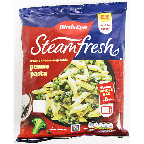 Birds Eye Steamfresh Creamy Pasta 400g PM £3 pack shot