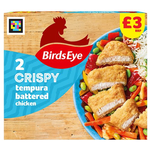Birds Eye 2 Crispy Chicken PM £3.00 170g pack shot