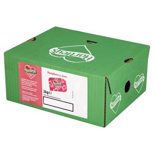 Hartleys Raspberry Jam (100 x 20g) pack shot