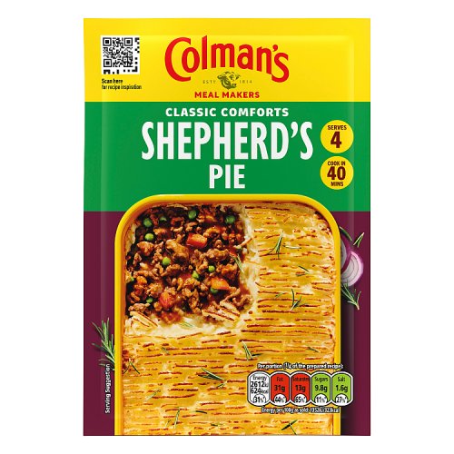 Colmans Casserole Mix Shepherds Pie 50g pack shot