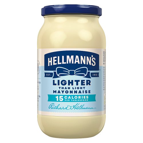 Hellmanns Extra Light Mayonnaise Jar 400g pack shot