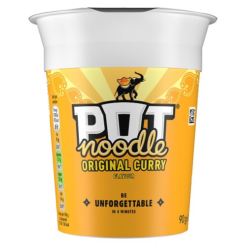 Pot Noodle Original Curry 90g pack shot