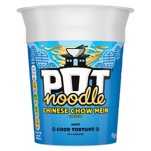 Pot Noodle Chow Mein 90g pack shot