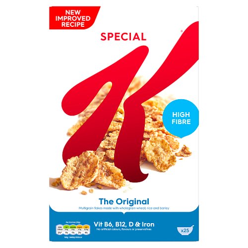 Kelloggs Special K 750g pack shot