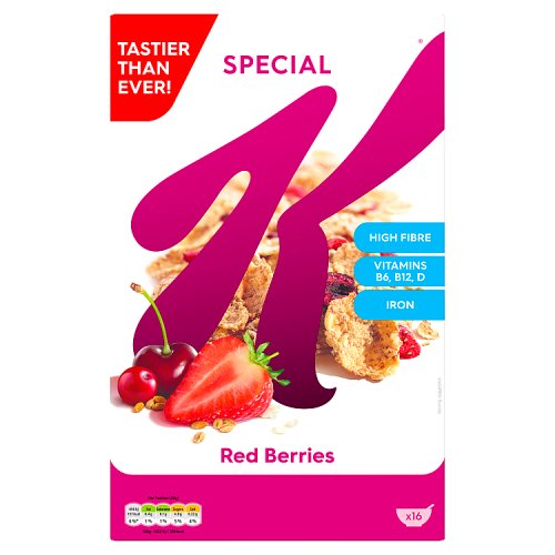 Kelloggs Special K Red Berries 500g pack shot