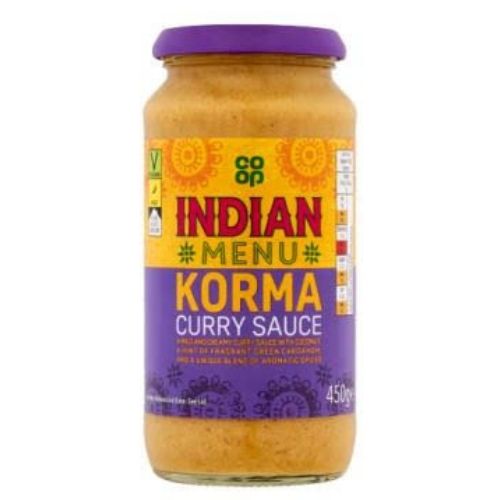 Co Op Korma Sauce 450g pack shot