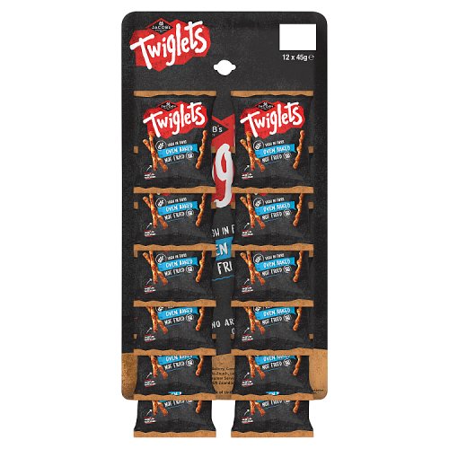 Jacobs Twiglets Original Carded (12 x 45g) 540g pack shot