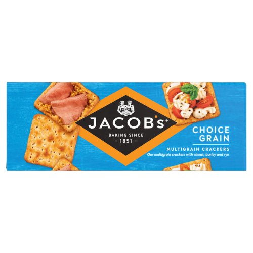 Jacobs Choice Grain Multigrain Crackers 200g pack shot