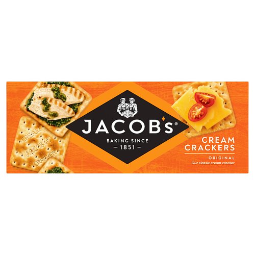 Jacobs Original Cream Crackers 200g pack shot
