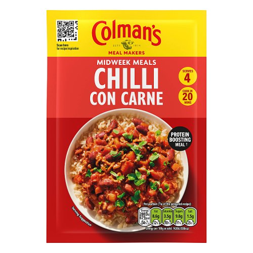 Colmans Casserole Mix Chilli Con Carne 50g pack shot