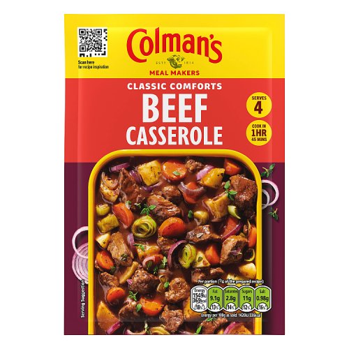 Colmans Casserole Mix Beef 40g pack shot