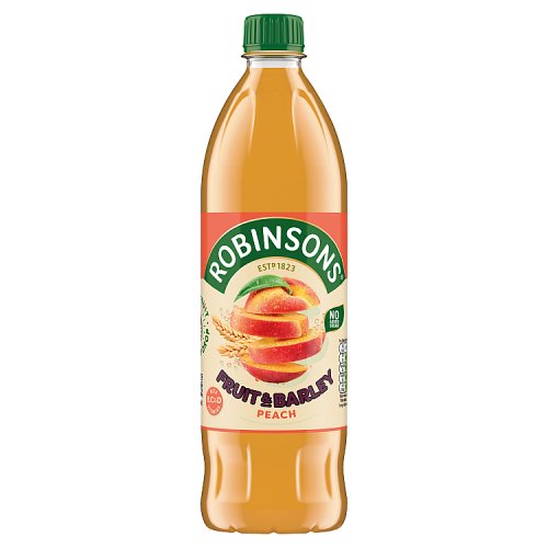 Robinsons Fruit & Barley Peach 1Ltr pack shot