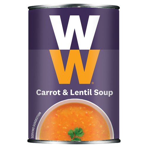 Weight Watchers Soup Carrot & Lentil Soup 295g pack shot