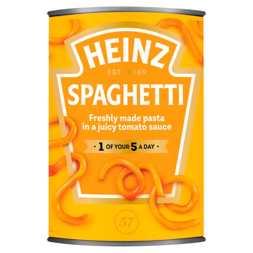 Heinz Spaghetti In Tomato Sauce 400g pack shot
