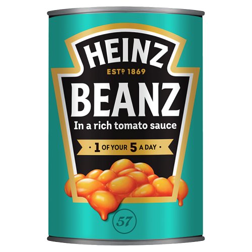 Heinz Baked Beans 415g pack shot