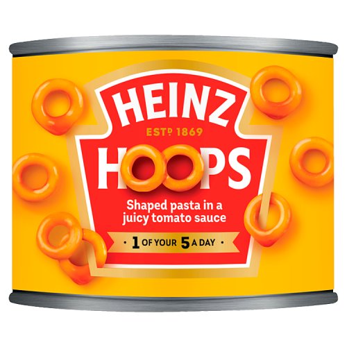 Heinz Spaghetti Hoops 205g pack shot