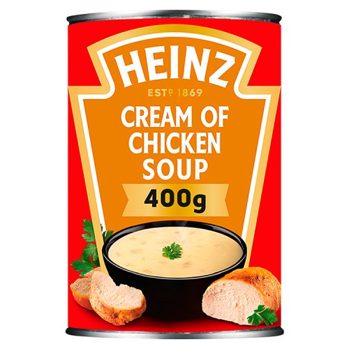 Heinz Cream of Chicken Soup 400g pack shot