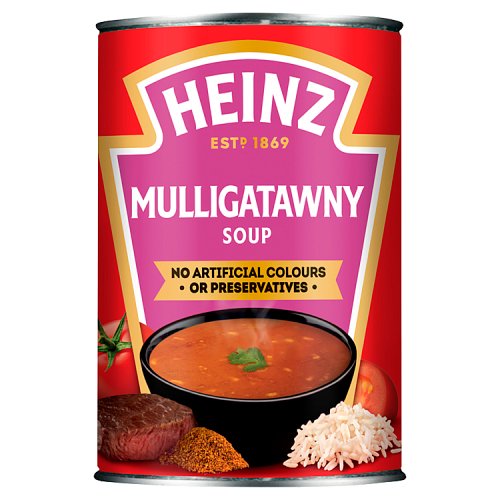 Heinz Soup Can Mulligatawny 400g pack shot