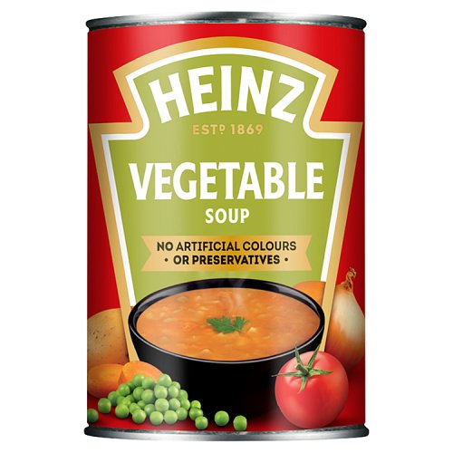 Heinz Vegetable Soup (12 x 400g) pack shot