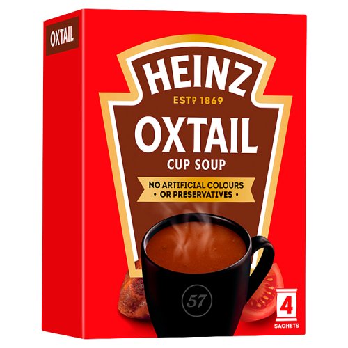 Heinz Cup Soup Soup Oxtail 4pk (4 x 62g) pack shot