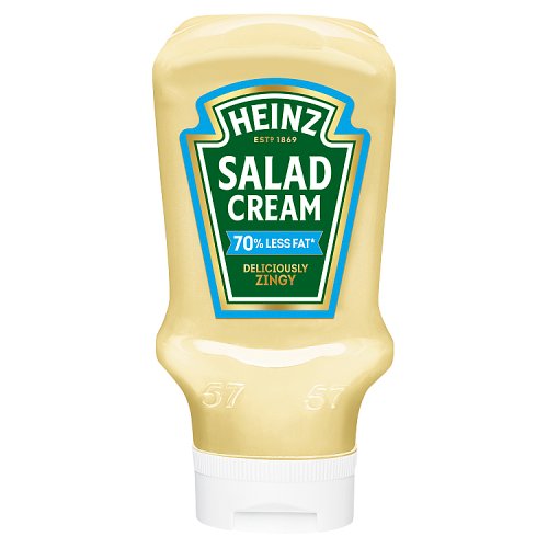 Heinz Salad Cream Extra Light Squeezy 435g pack shot