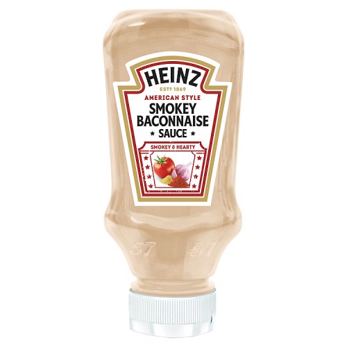 Heinz Mayonnaise Sauce Smokey Baconnaise 220ml pack shot