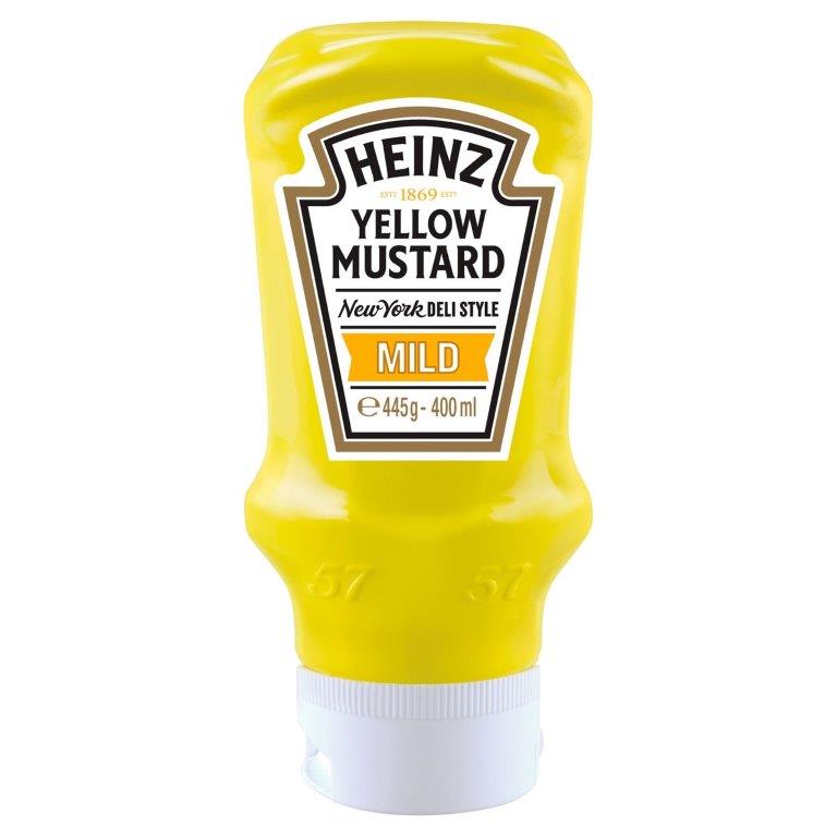 Heinz Mustard Yellow Mild 400ml pack shot