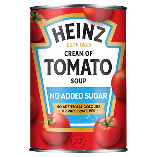 Heinz Soup Can Cream Of Tomato NAS 400g pack shot