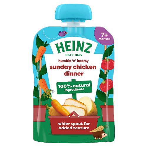 Heinz Pouch 7m+ Sunday Chicken Dinner 130g pack shot