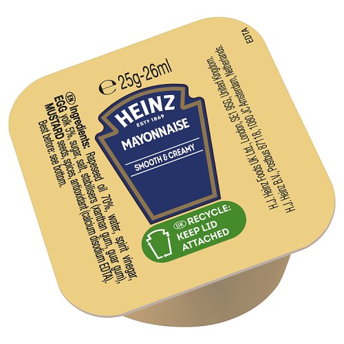 Heinz Dip Pot Mayonnaise (100 x 25g) pack shot