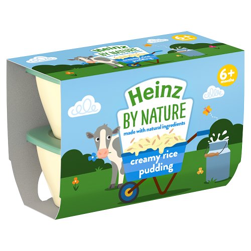 Heinz Pot 6m+ Pudding Creamy Rice 4pk (4 x 100g) pack shot
