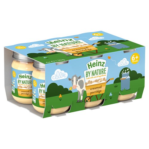 Heinz Jar Pudding Creamed Porridge 6pk (6 x 120g) pack shot