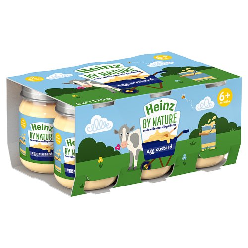 Heinz Jar Pudding Egg Custard Rice 6pk (6 x 120g) pack shot