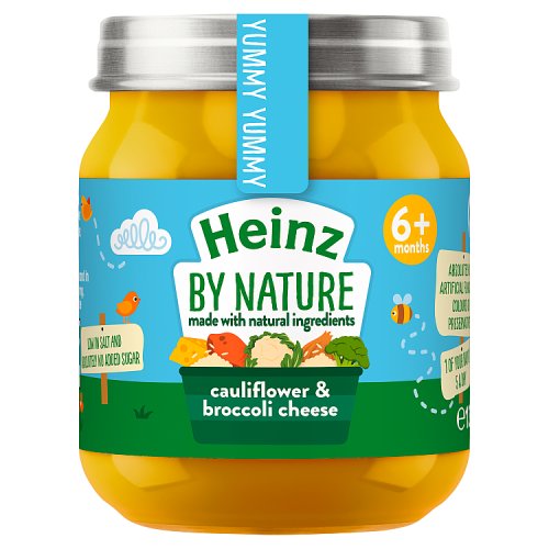 Heinz Cauliflower, Broccoli & Cheese Jar 6m+ 120g pack shot