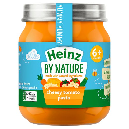 Heinz Cheesy Tomato Pasta Jar 6m+ 120g pack shot