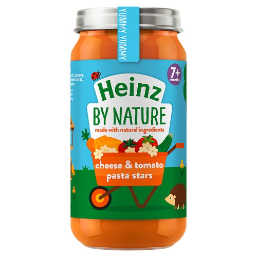 Heinz Jar 7m+ Cheesy Tomato Pasta Star 200g pack shot