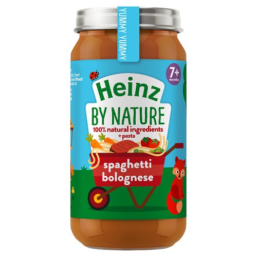 Heinz Jar 7m+ Spaghetti Bolognese 200g pack shot