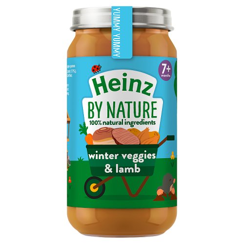Heinz Jar 7m+ Lamb Winter Veggies 200g pack shot