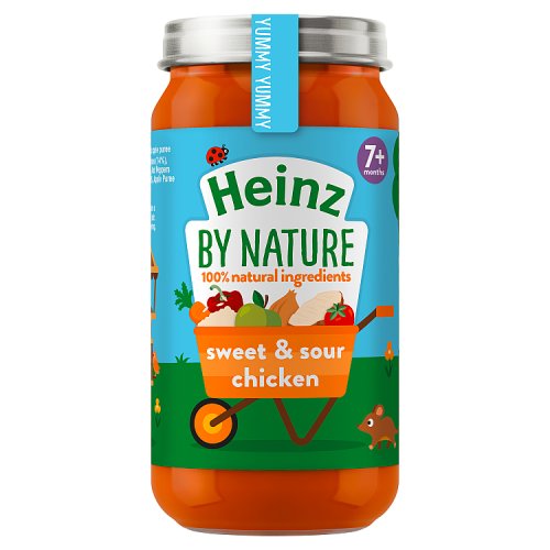 Heinz Jar 7m+ Sweet Sour Chick Rice 200g pack shot