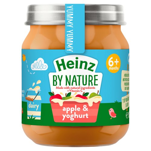 Heinz Apple & Yoghurt Jar 6m+ 120g pack shot