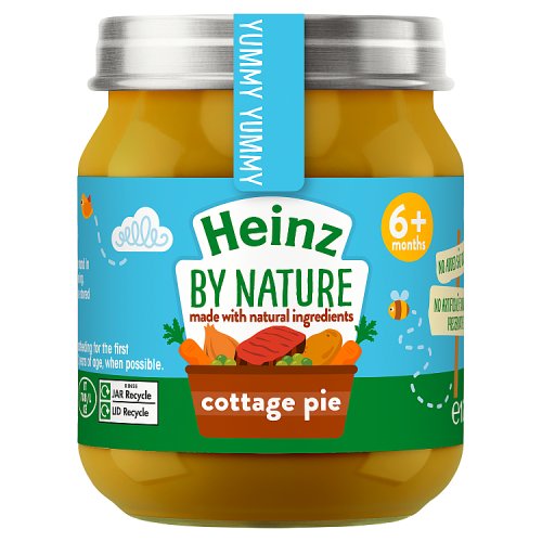 Heinz By Nature Cottage Pie Jar 6m+ 120g pack shot