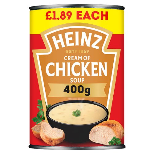 Heinz Chicken Soup PM £1.89 400g pack shot
